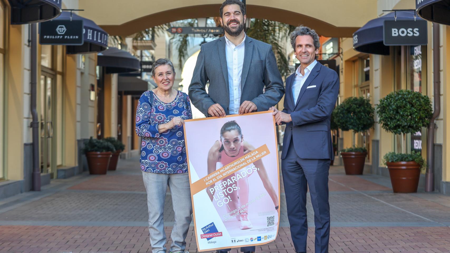 Josefa Sierras, Borja Vivas y Javier Mendizábal.