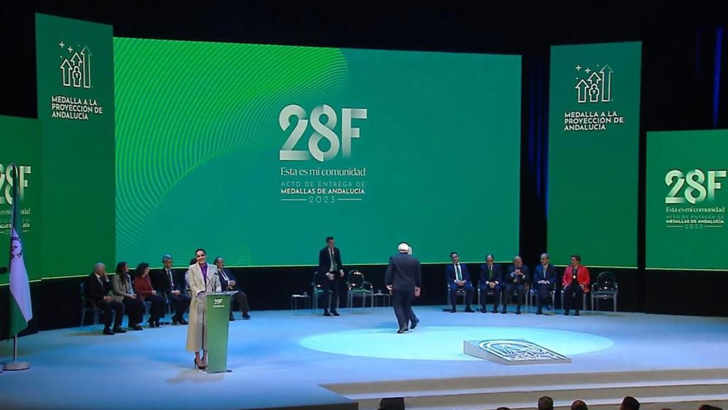Acto de entrega de las Medallas de Andalucía 2023.