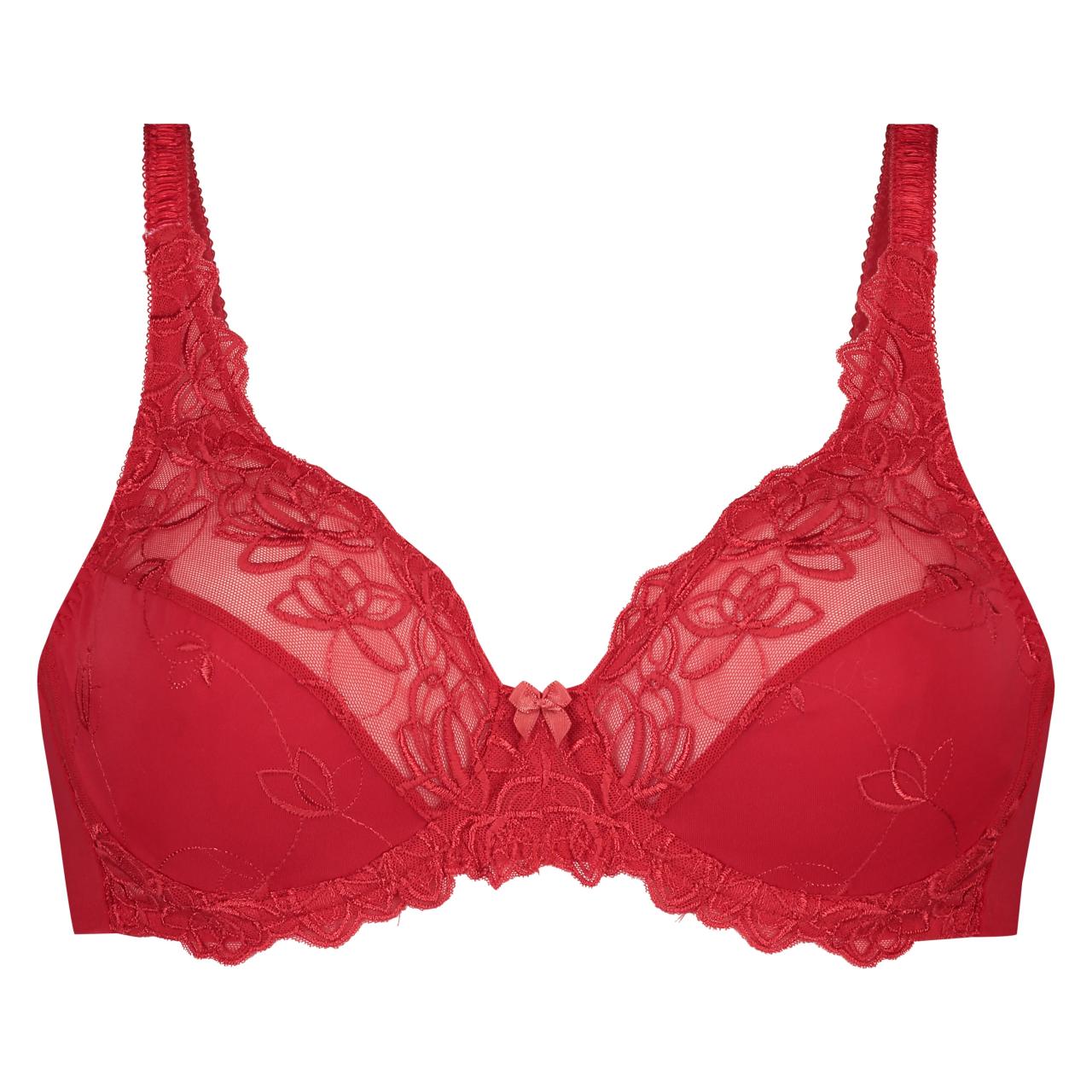 Sujetador rojo, modelo 'Diva', de Hunkemöller