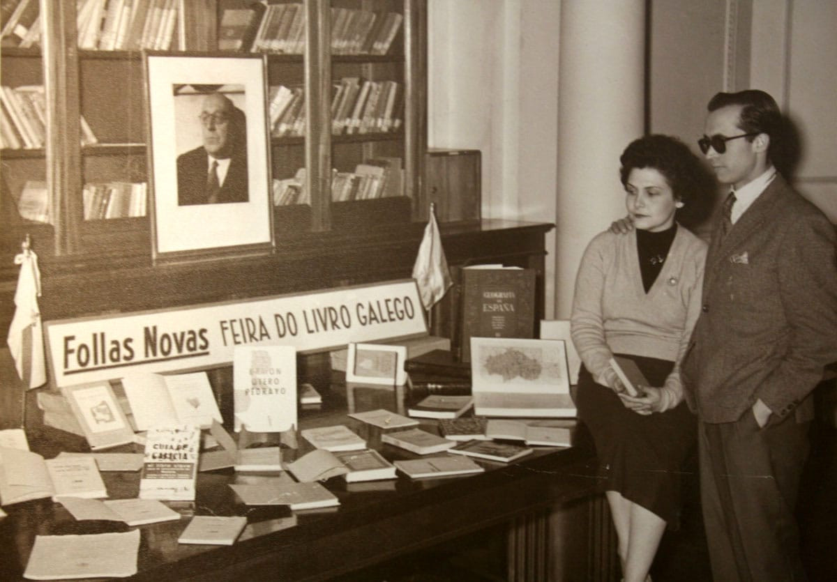 Anisia Miranda y Xosé Neira Vilas, Buenos Aires, 1959. Foto: Fondo Consello da Cultura Galega