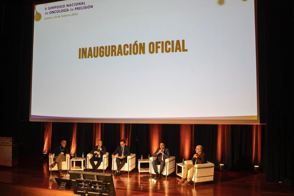 Imagen de la inauguración de la quinta edición del simposio OncoPrecisión. Foto: Cedida