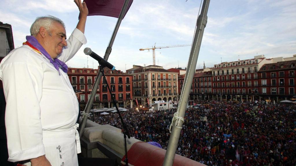 Paco en el pregón de las Fiestas de Valladolid 2012