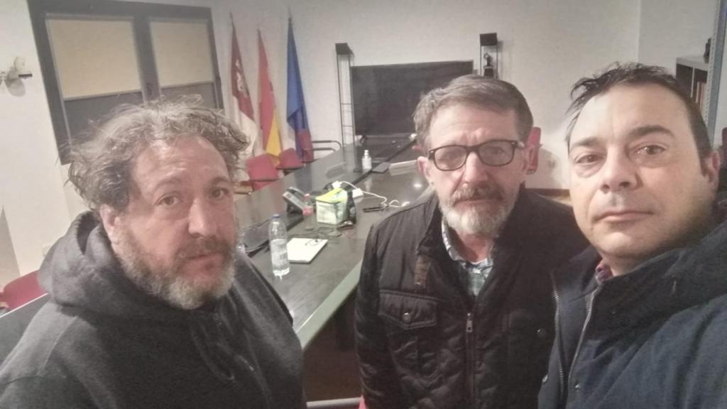 Los tres encerrados.