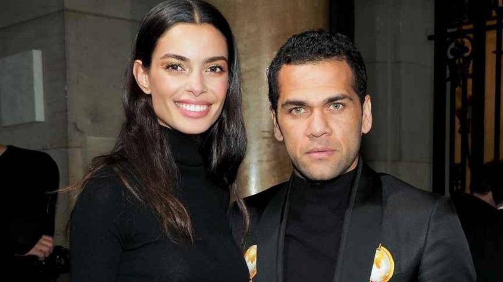 Joana Sanz y Dani Alves, en una imagen de archivo.