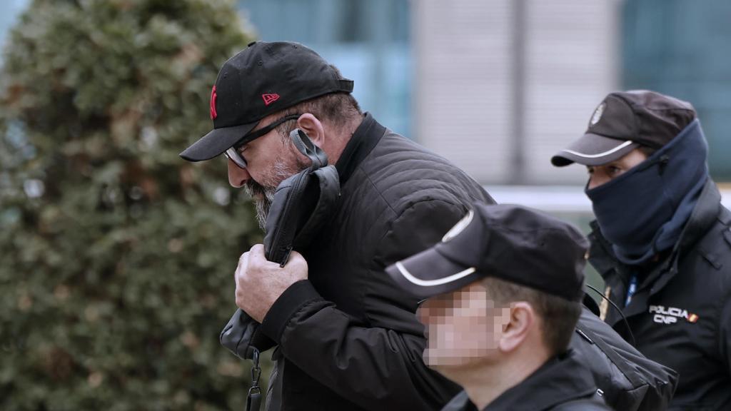 Koldo García a la salida de la Audiencia Nacional.