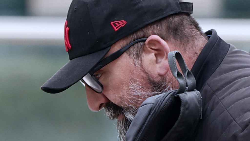 Koldo García Izaguirre a la salida de la Audiencia Nacional este jueves.