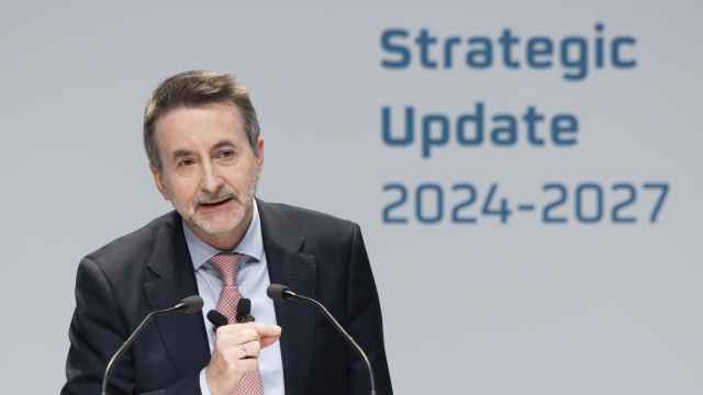 Foto del Consejero Delegado de Repsol, Josu Jon Imaz, durante la presentación de la Actualización Estratégica 2024-2027.