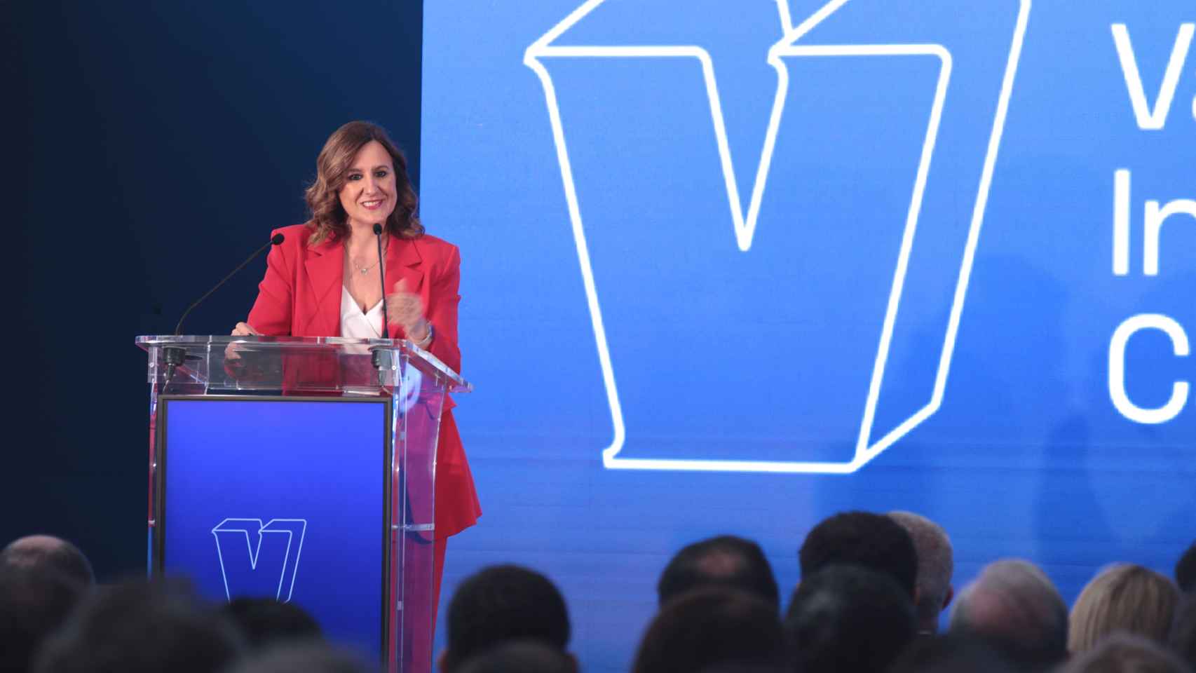 La alcaldesa de Valencia, María José Catalá, presenta la estrategia de innovación municipal. EE