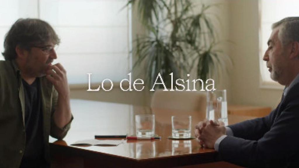 Alsina y Évole durante el programa.