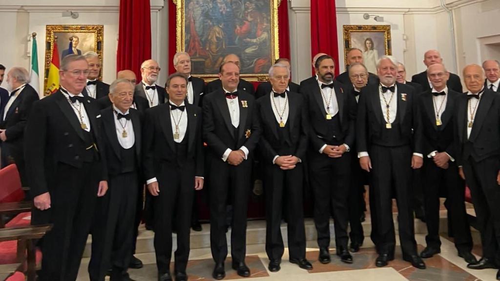 Joaquín Moeckel, en el acto de ingreso.