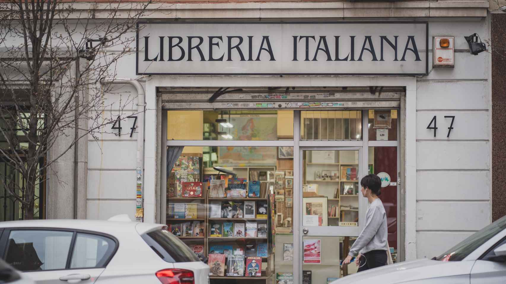 La Libreria Italiana, en la calle Modesto Lafuente, 47.