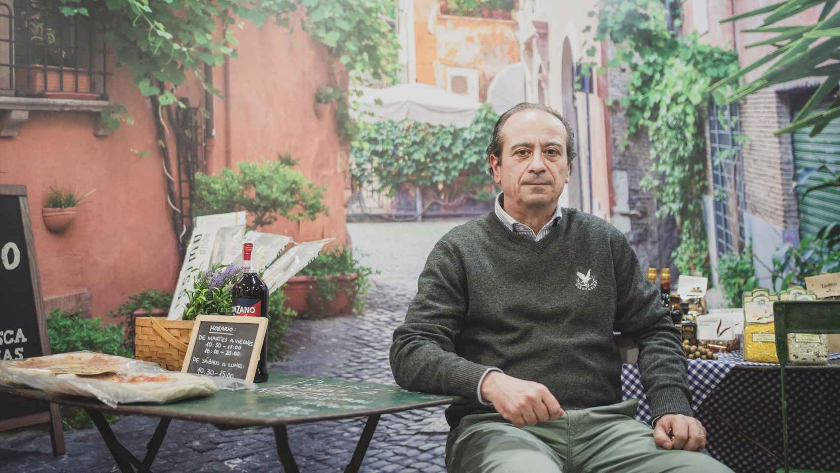 Alfredo Cifani, de los primeros italianos en el barrio que cumple justo 30 años desde que abrió su restaurante Il Pastaio (Ríos Rosas, 49).