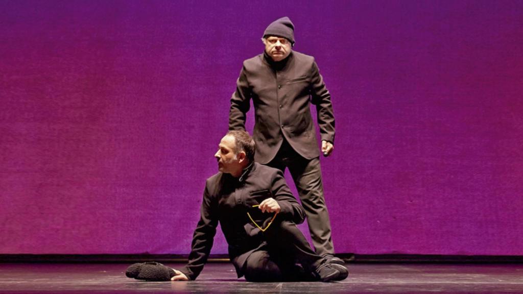 Una actuación de la compañía teatral L’Om Imprebís.