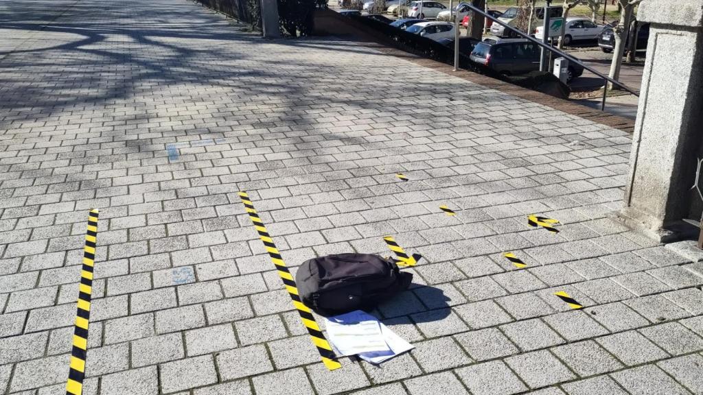 Trazado del futuro carril bici a su paso por Las Moreras