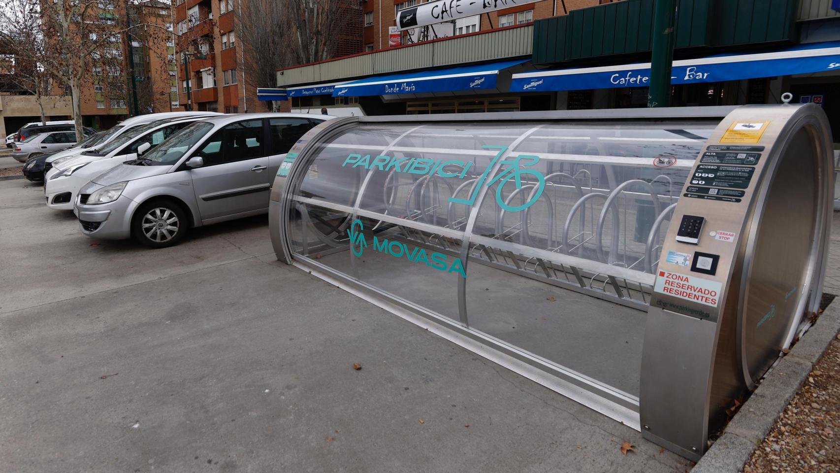 Un parkibici en Valladolid