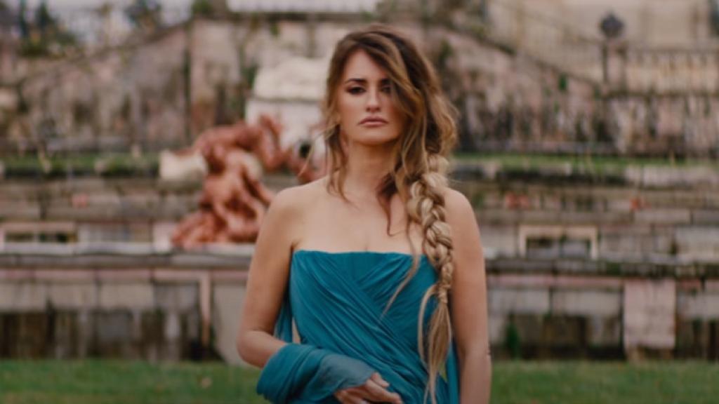 Penélope Cruz graba un videoclip en La Granja de San Ildefonso