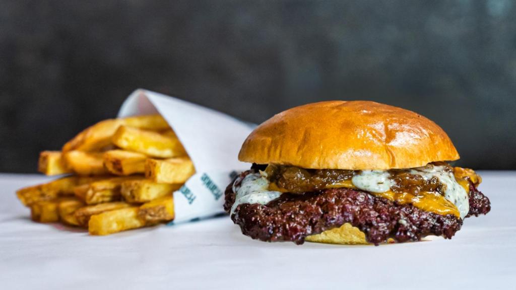 La smash burger de Frankie Burgers.