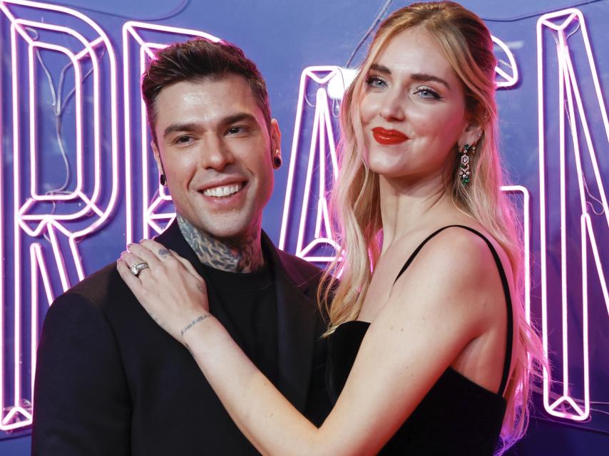 Chiara Ferragni y Fedez, en la presentación de 'Ferragnez'.