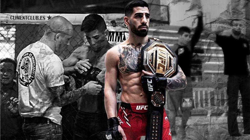 Ilia Topuria, en un fotomontaje