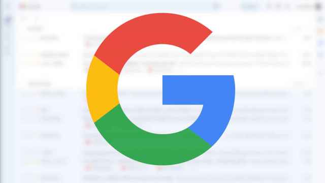Logotipo de Google sobre Gmail