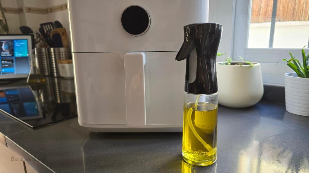 Spray de aceite y frediora de aire