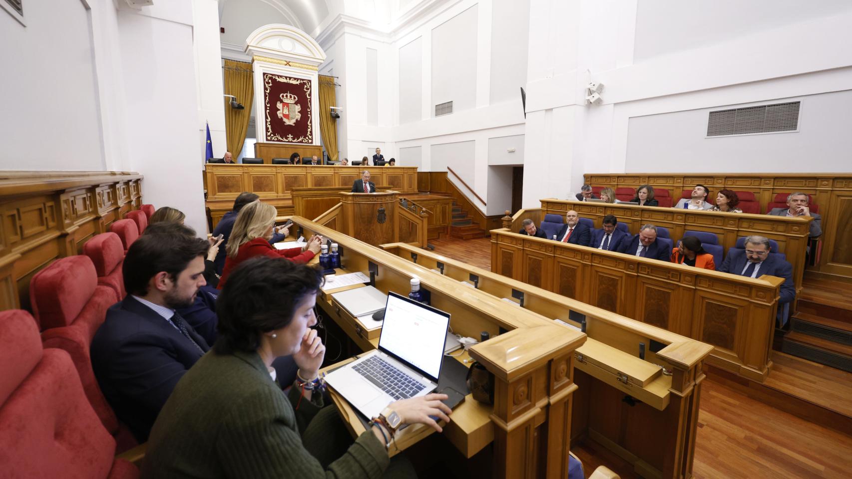 Pleno de las Cortes de Castilla-La Mancha. Foto: Cortes CLM.