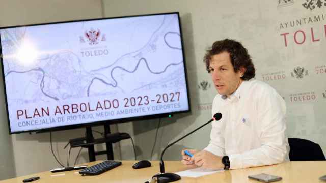 El concejal del Río Tajo, Medio Ambiente y Deportes, Rubén Lozano.