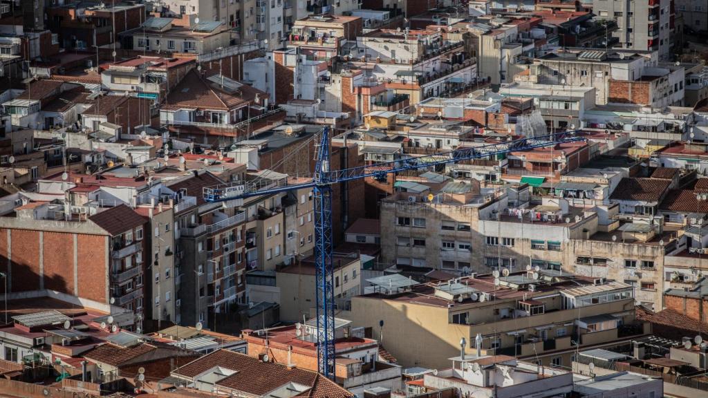 Panorámica de la ciudad de Barcelona, en Barcelona/Catalunya (España) a 30 de enero de 2020.