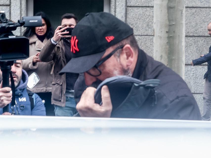 Koldo García, a su salida de la Audiencia Nacional.