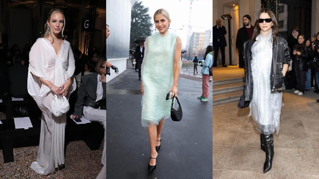 Leonni Hanne, Caroline Daur y Juliette Binoche.