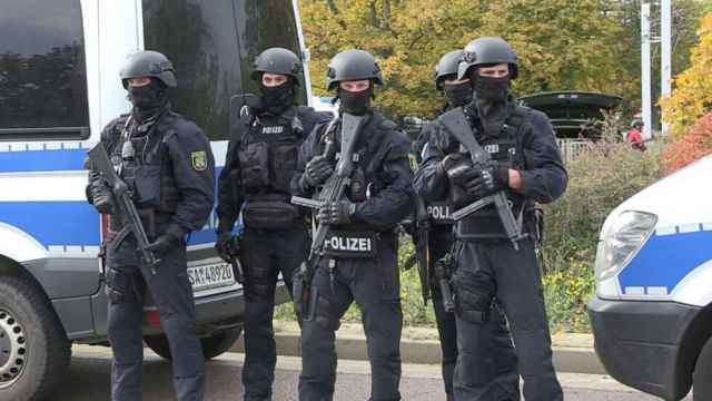 Varios policías alemanes. Imagen de archivo.