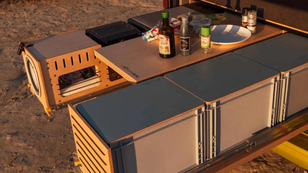 La cocina extraíble de Campboks