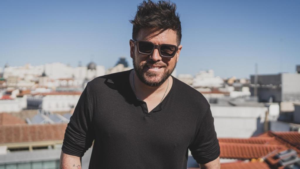 Pablo López antes de la entrevista con El Español.