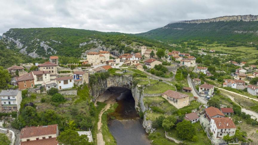Paisaje del pueblo burgalés.