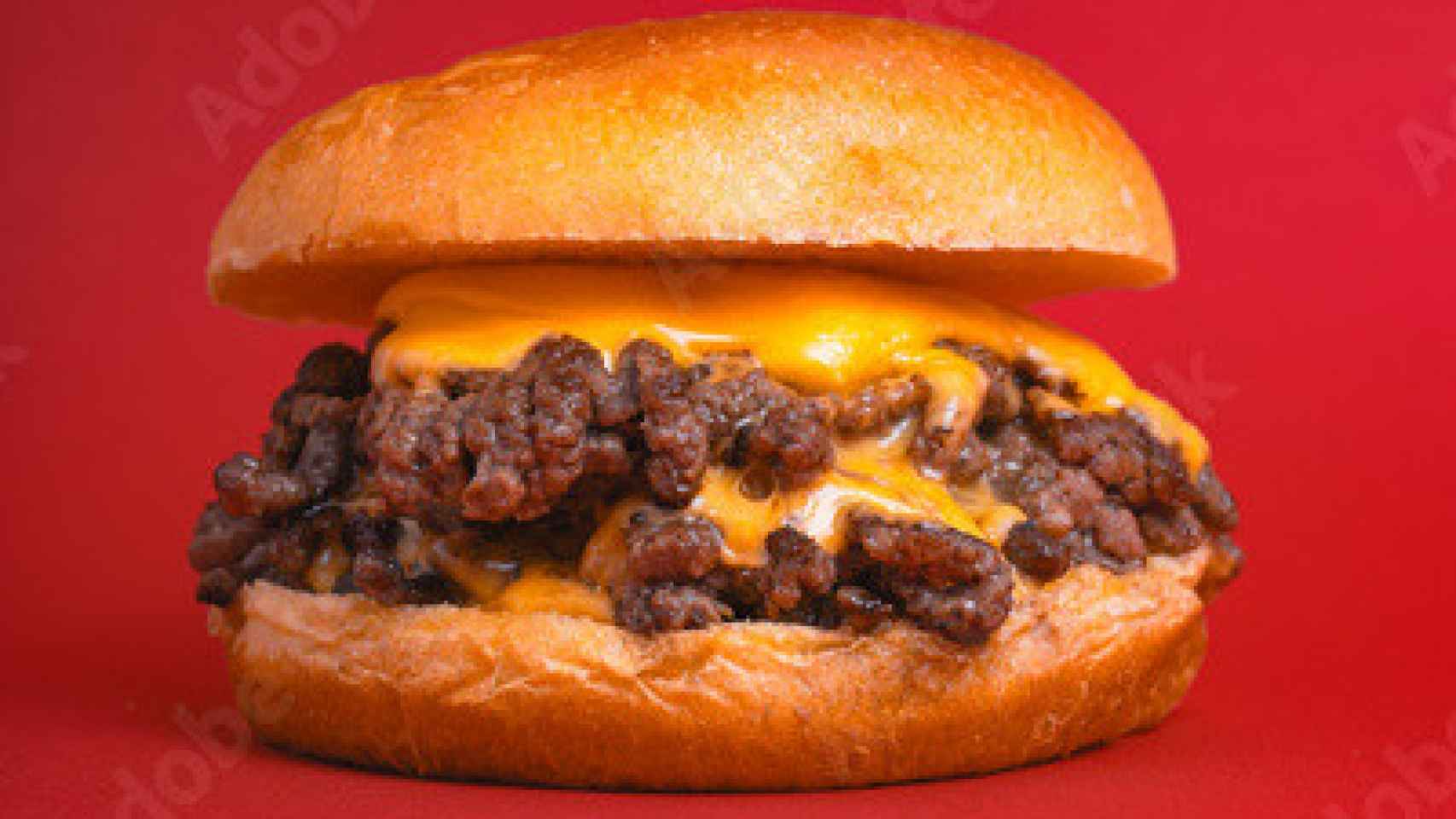 Imagen de archivo de una smash burger.