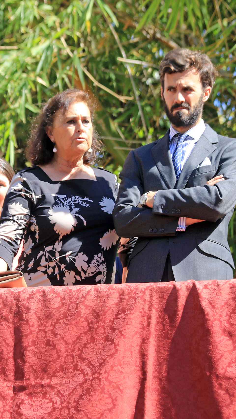 Enrique Solís y Carmen Tello en la Semana Santa de 2017.