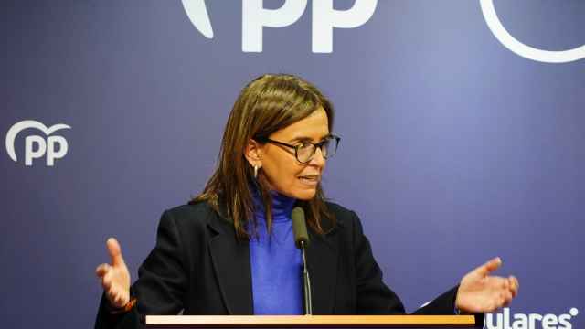 La vicesecretaria de Organización del PP, Carmen Fúnez, durante su intervención de este viernes en Valladolid.