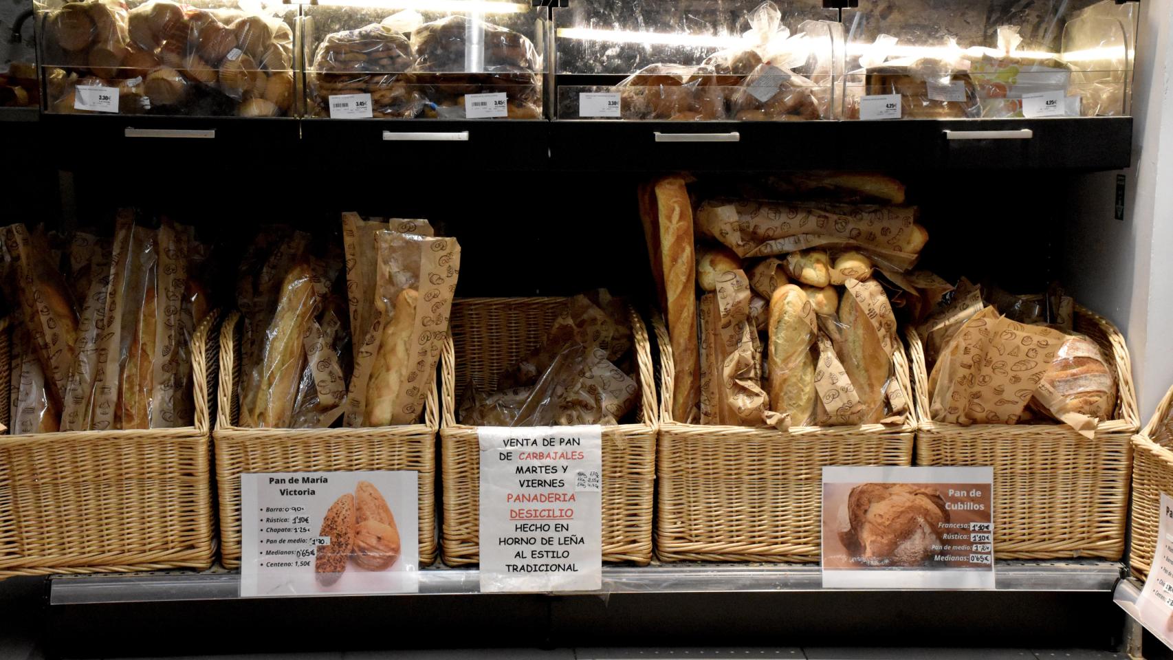 Pan artesano de Zamora en Supermercados Cancelo
