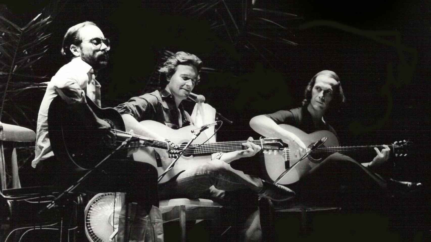 Al Di Meola,John Mclaughlin y Paco de Lucía. Foto: F. Antolín Hernández