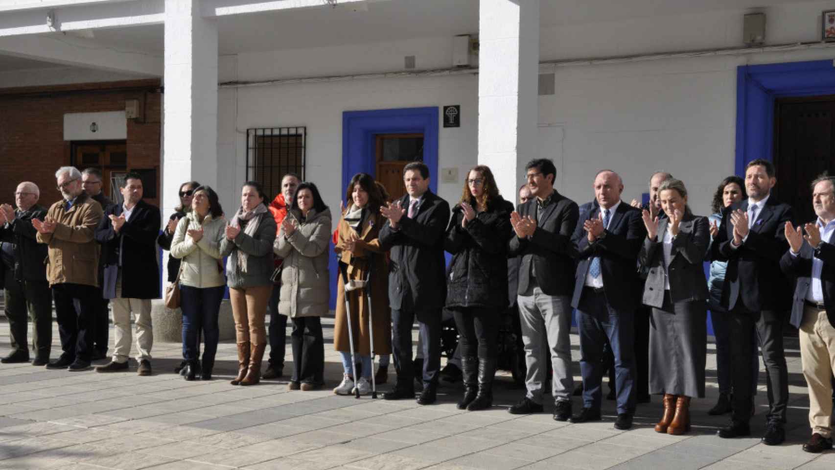 Concentración por el crimen machista de Aldea del Rey. Foto: Diputación de Ciudad Real.