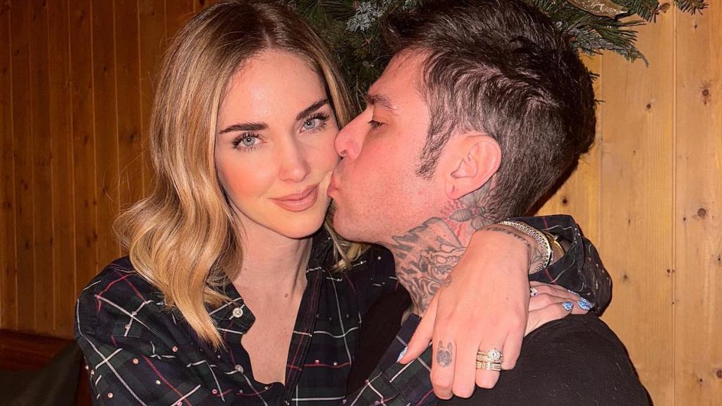 Chiara Ferragni y el rapero Fedez en una imagen de sus redes sociales.