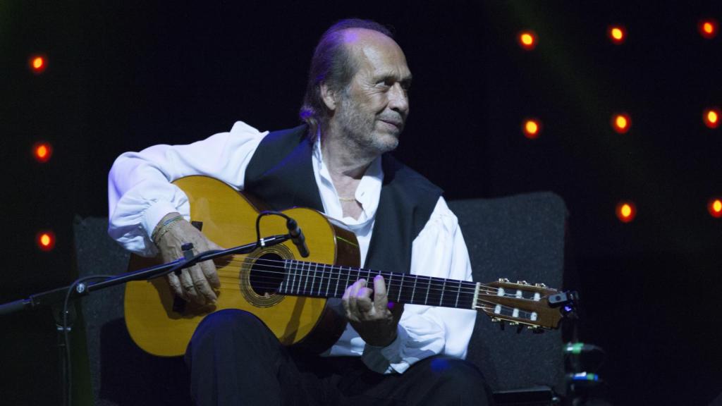 Paco de Lucía, durante un espectáculo.