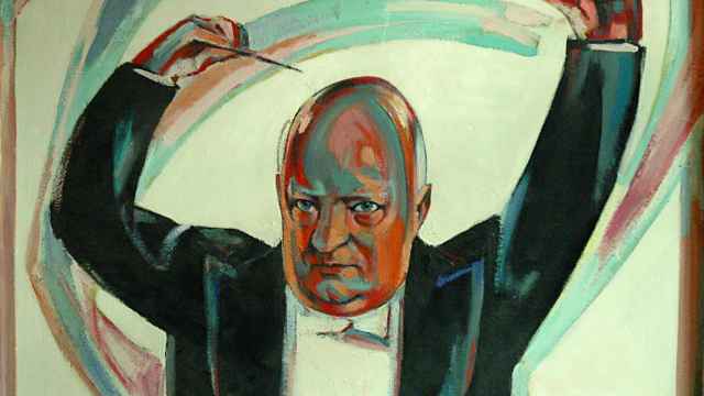 Paul Hindemith, retratado por Rudolf Wilhelm Heinisch