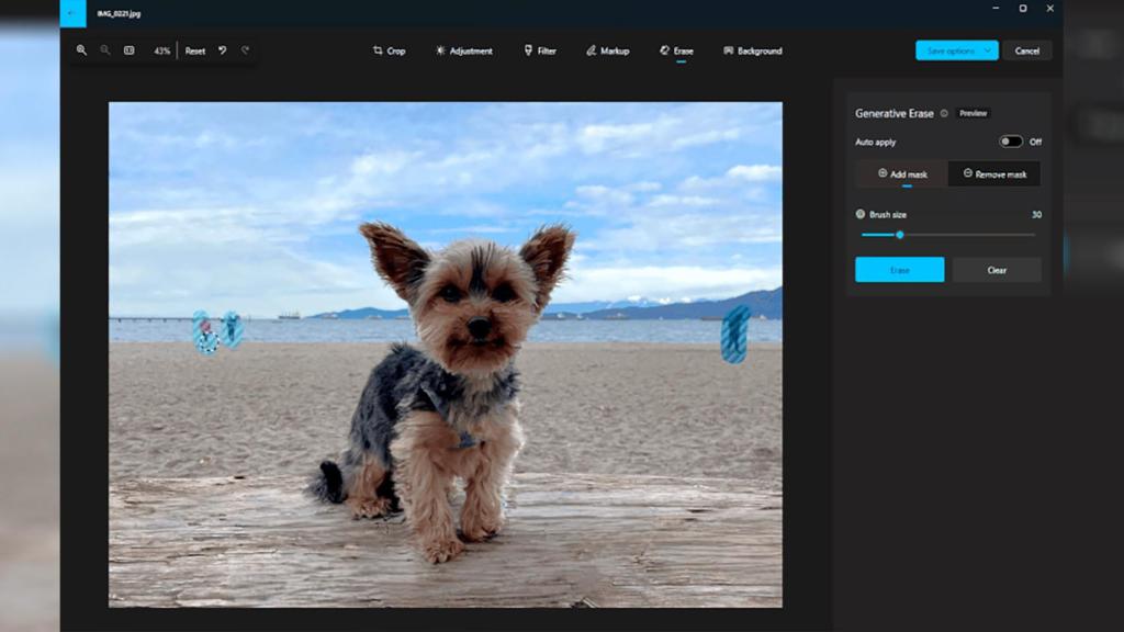 Así se borra objetos en una fotografía