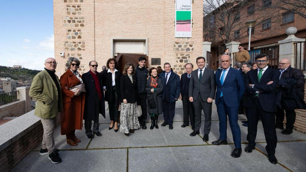 Inauguración del 'Espacio Rafael Canogar'.