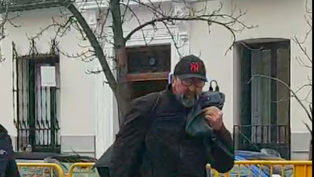 Koldo García, tras salir el jueves de la Audiencia Nacional.