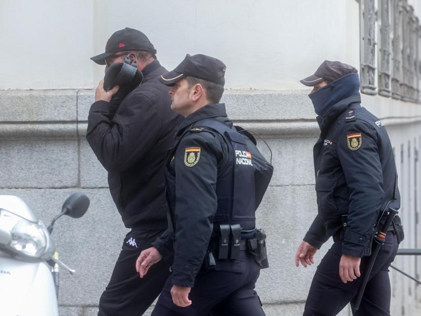 Koldo García, saliendo de la Audiencia Nacional.