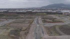 Imagen de los trabajos de urbanización en Distrito Zeta, en Málaga.