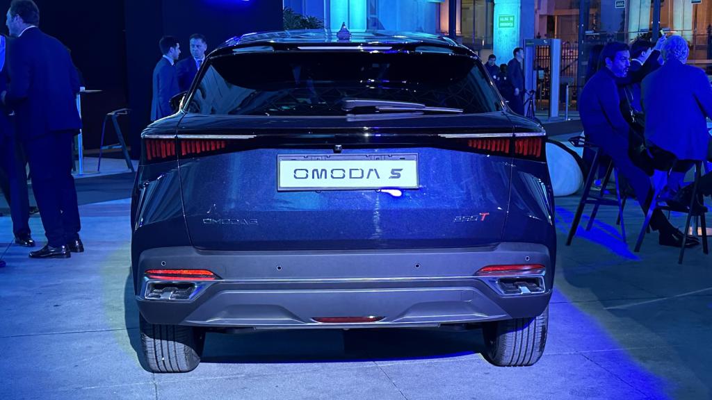 El Omoda 5 en el evento del lanzamiento de la marca en Madrid.