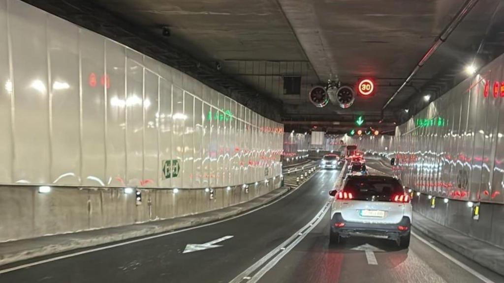 Accidente en el túnel de María Pita